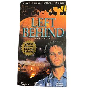 Left Behind The Movie (VHS 2000) Kirk Cameron, Brad Johnson, Book of Revelation